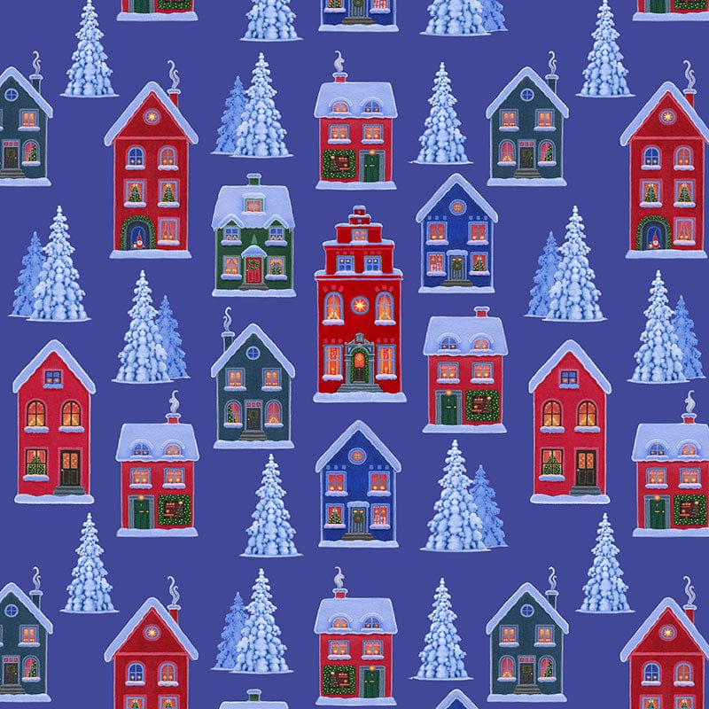 Lewis & Irene | Tomtens Village on Dark Blue £7pm