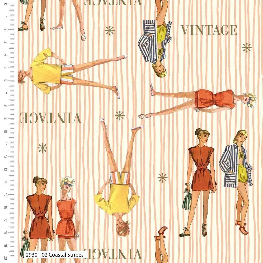 Simplicity Vintage | At The Beach | Coastal Stripes £5pm