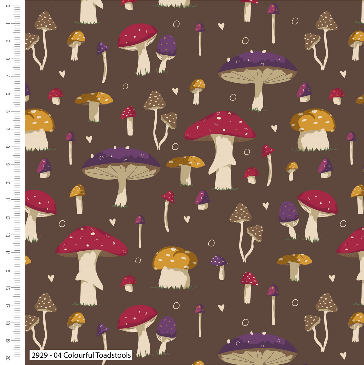 Cotton Craft | Forest Journal | Colourful Toadstools £7pm