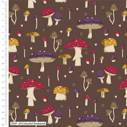 Cotton Craft | Forest Journal | Colourful Toadstools £7pm