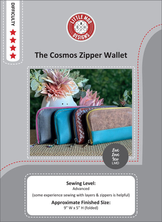 Little Moo Designs | The Cosmos Zipper Wallet
