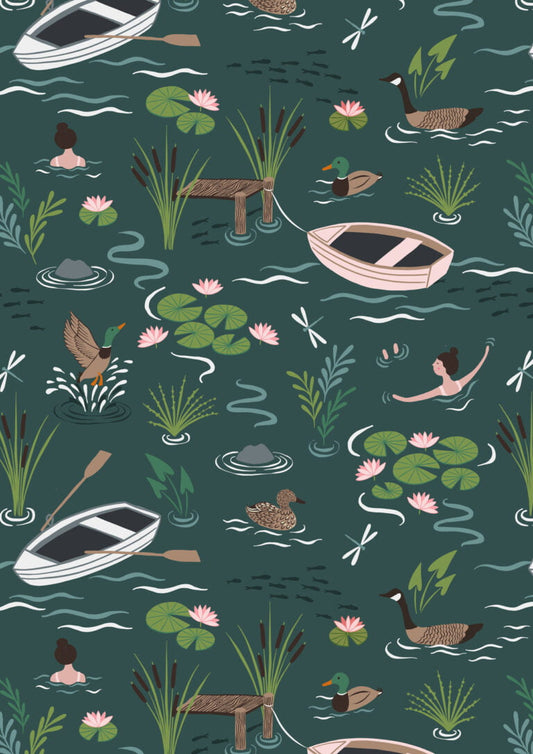 Lewis & Irene | On The Lake | A Dip In The Lake - Dusk £7pm
