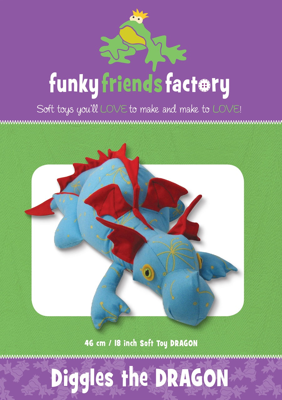 Funky Friends Factory | Diggles The Dragon Pattern