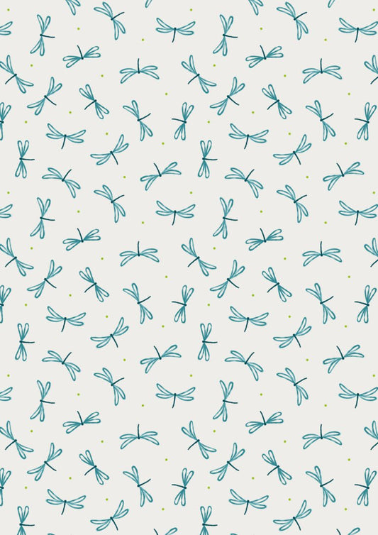Lewis & Irene | On The Lake | Dragonflies - Cream £7pm