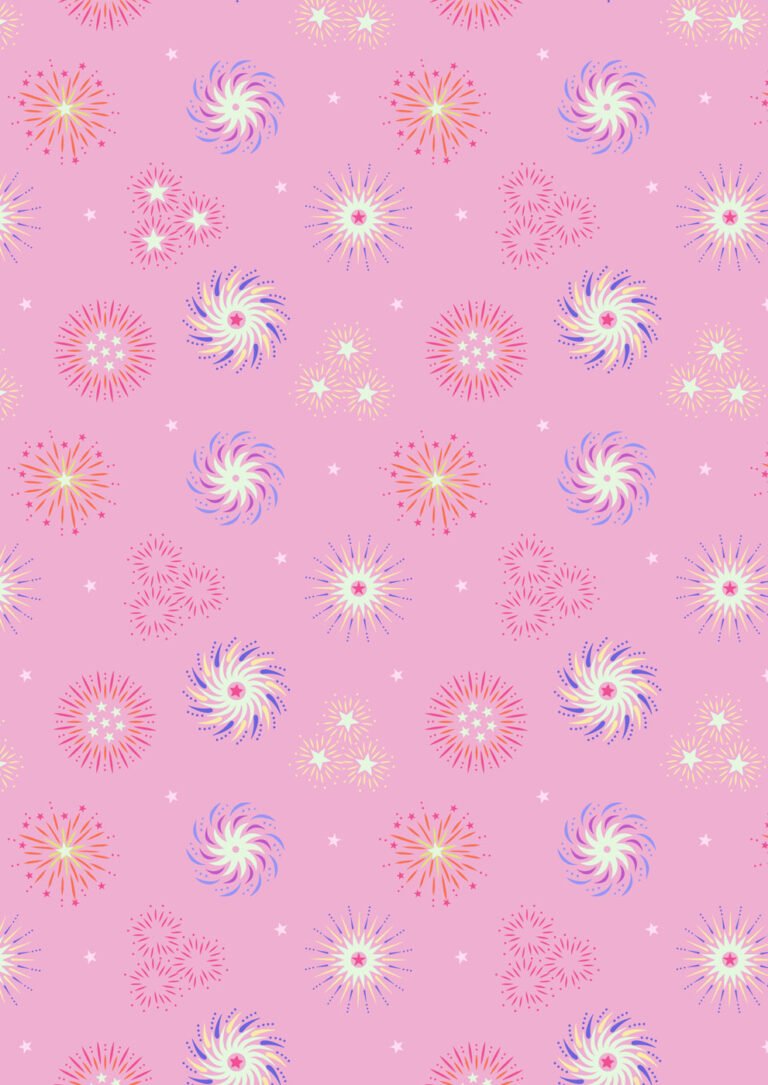 Lewis & Irene | Small Things Glow | Fireworks - Pink £7pm