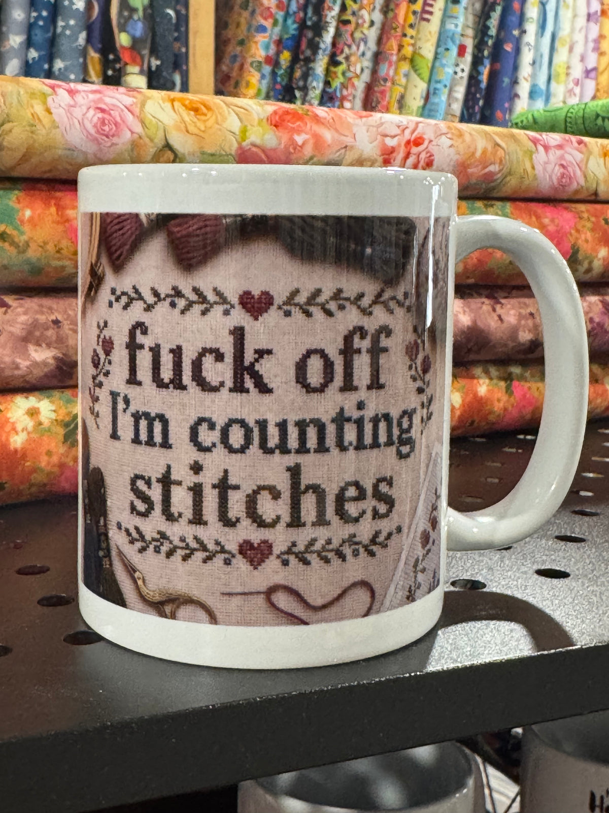 MUG | Fuck Off I'm Counting Stitches - Cross Stitch