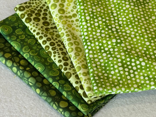 Fat Quarter Bundle - Greens