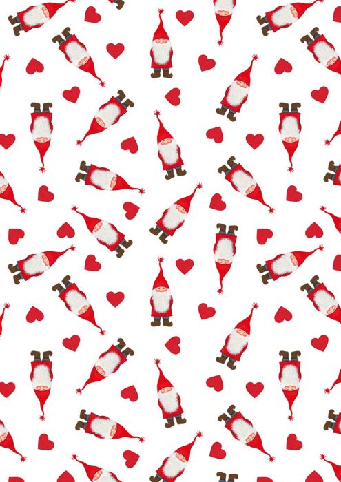 Lewis & Irene | Tomtens Village| Tomten & Hearts on white £7pm