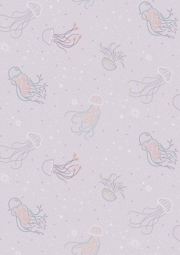 Lewis and Irene | Sound of The Sea | Jelly Fish Dance - Light Blush Mauve £7pm
