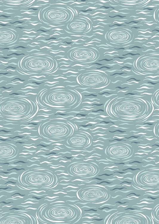 Lewis & Irene | On The Lake | Lake Ripples - Light Blue £7pm