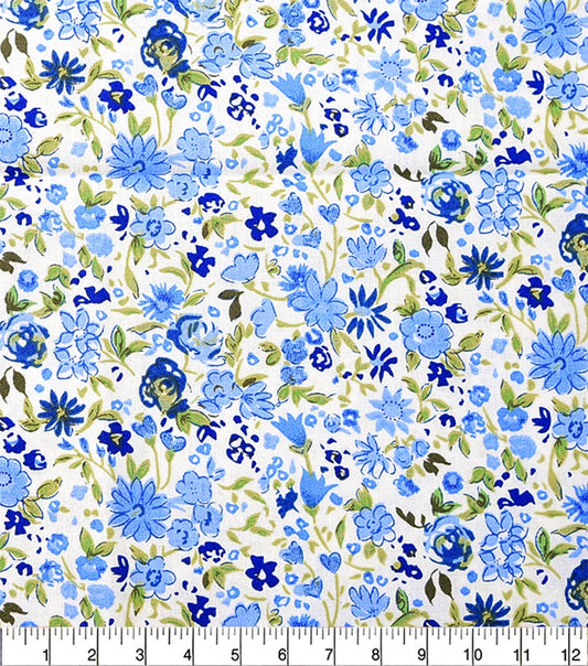 Cotton Craft | Blue Mini Floral £4.50pm