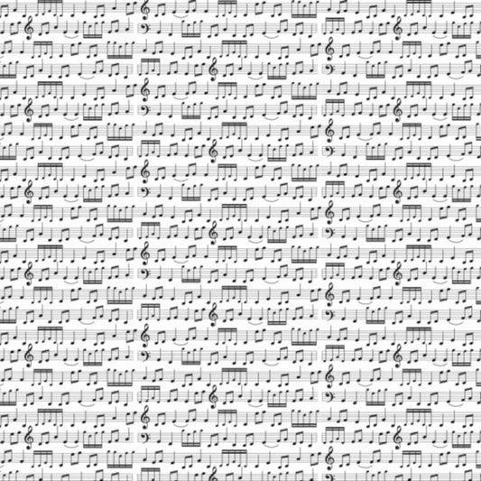 Nutex | Music | Music Sheet - White £14pm