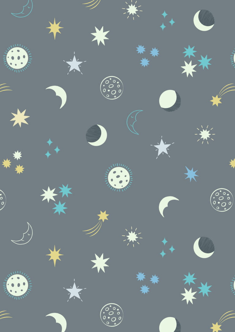 Lewis & Irene | Small Things Glow | Night Sky - Grey £7pm