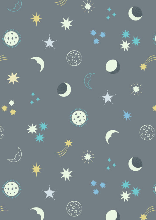 Lewis & Irene | Small Things Glow | Night Sky - Grey £7pm