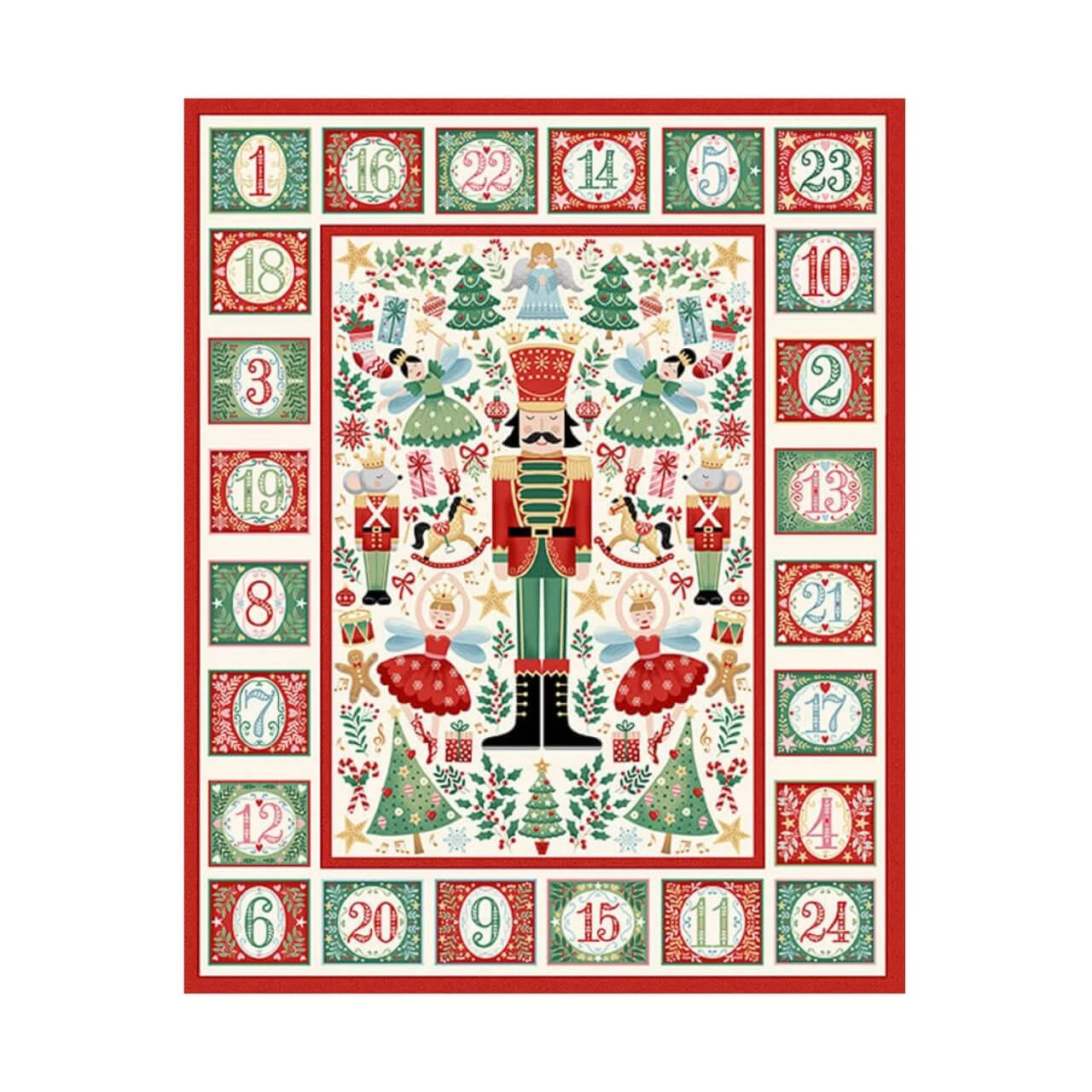 Makower | Advent Panel | The Nutcracker - Cream