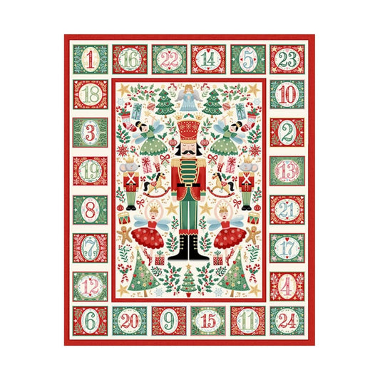 Makower | Advent Panel | The Nutcracker - Cream