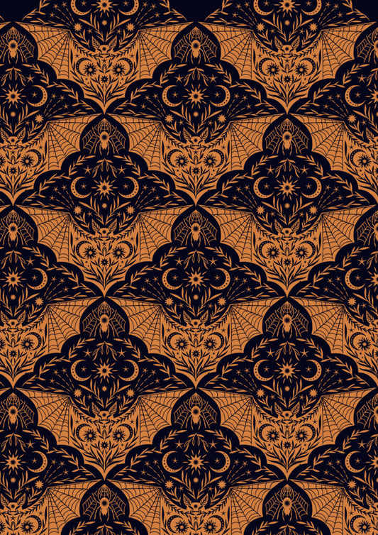 Lewis & Irene | Cast A Spell | Orange Floral Bat £8pm