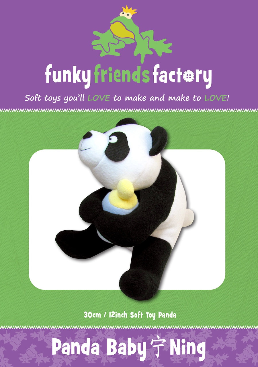 Funky Friends Factory |   Panda Baby Ning Pattern