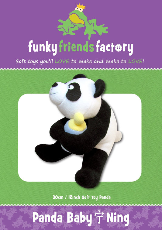 Funky Friends Factory |   Panda Baby Ning Pattern
