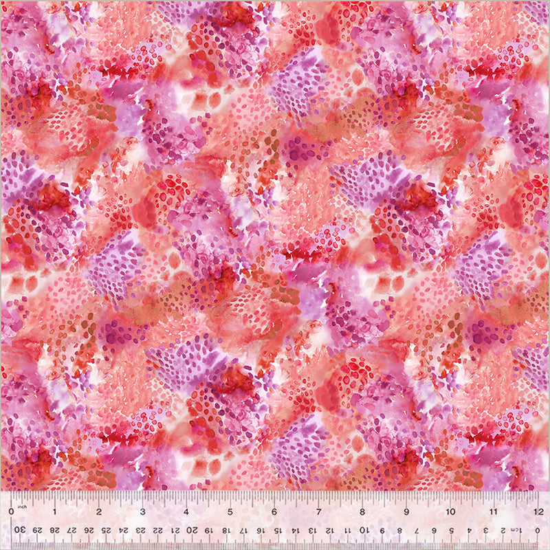 Windham Fabrics | A Hummingbirds Charm | Shimmer - Wild Berry £8pm