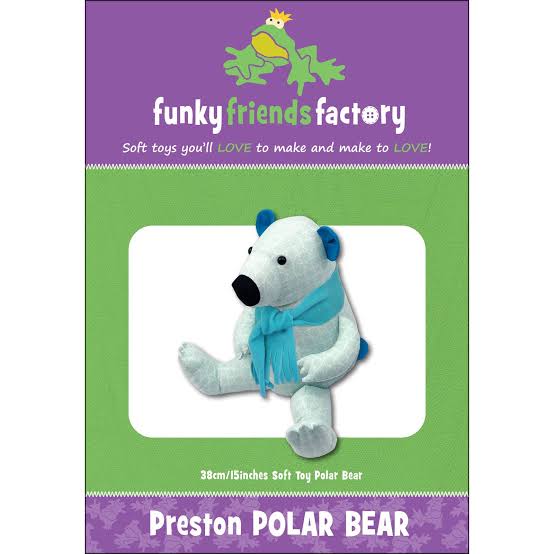 Funky Friends Factory | Preston The Polar Bear Pattern