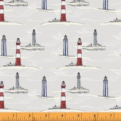 Windham Fabrics | Sea & Shore | Lighthouses £12pm