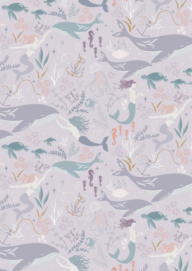 Lewis and Irene | Sound of The Sea | Sirens Spell - Light Blush Mauve £7pm