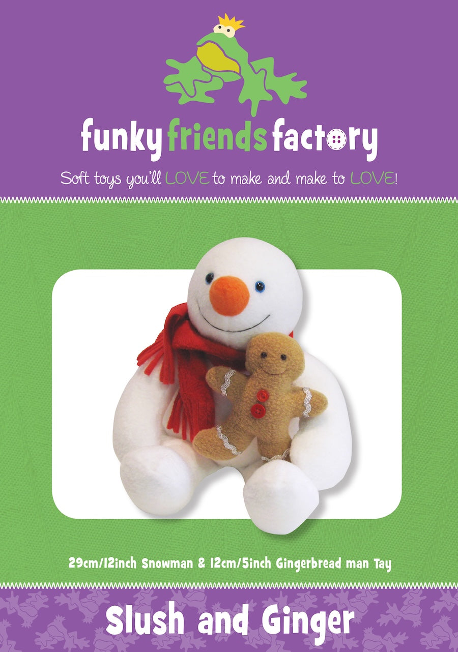 Funky Friends Factory |  Slush The Snowman & Ginger Pattern