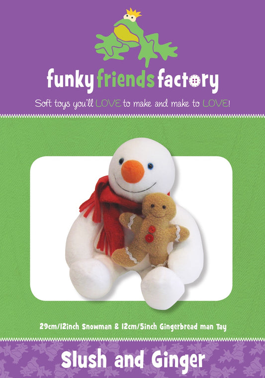 Funky Friends Factory |  Slush The Snowman & Ginger Pattern
