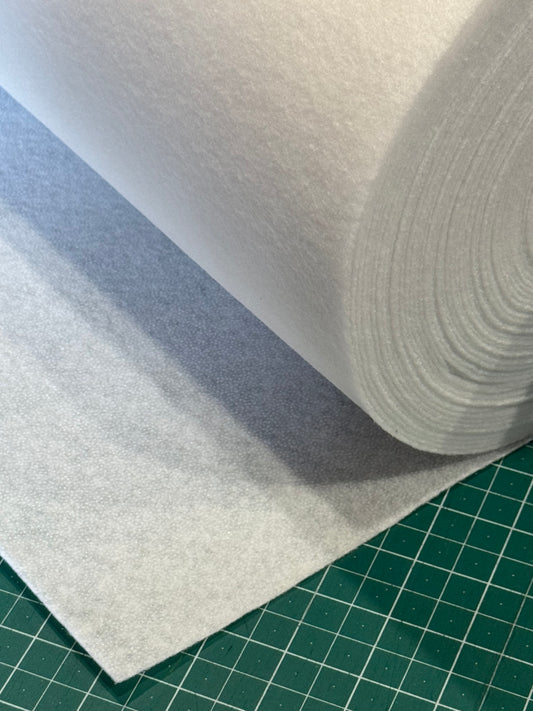 1m Compact Iron-On Fleece | White - SOFT