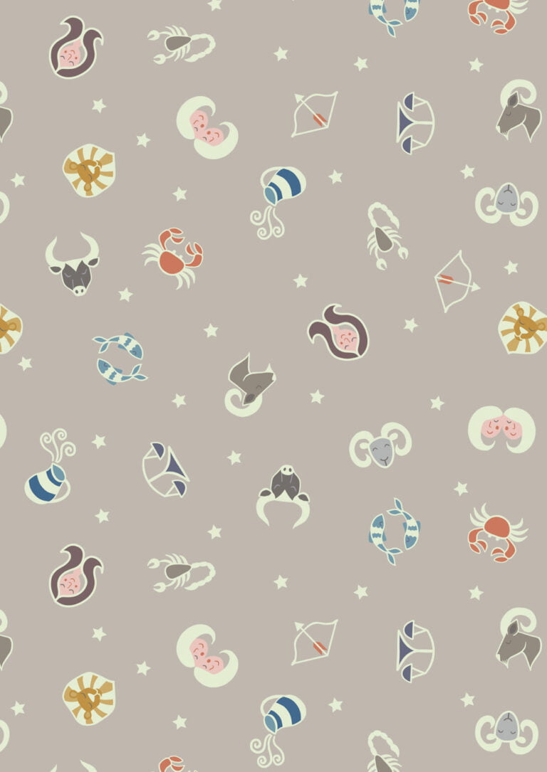 Lewis & Irene | Small Things Glow | Star Signs - Light Clay £7pm