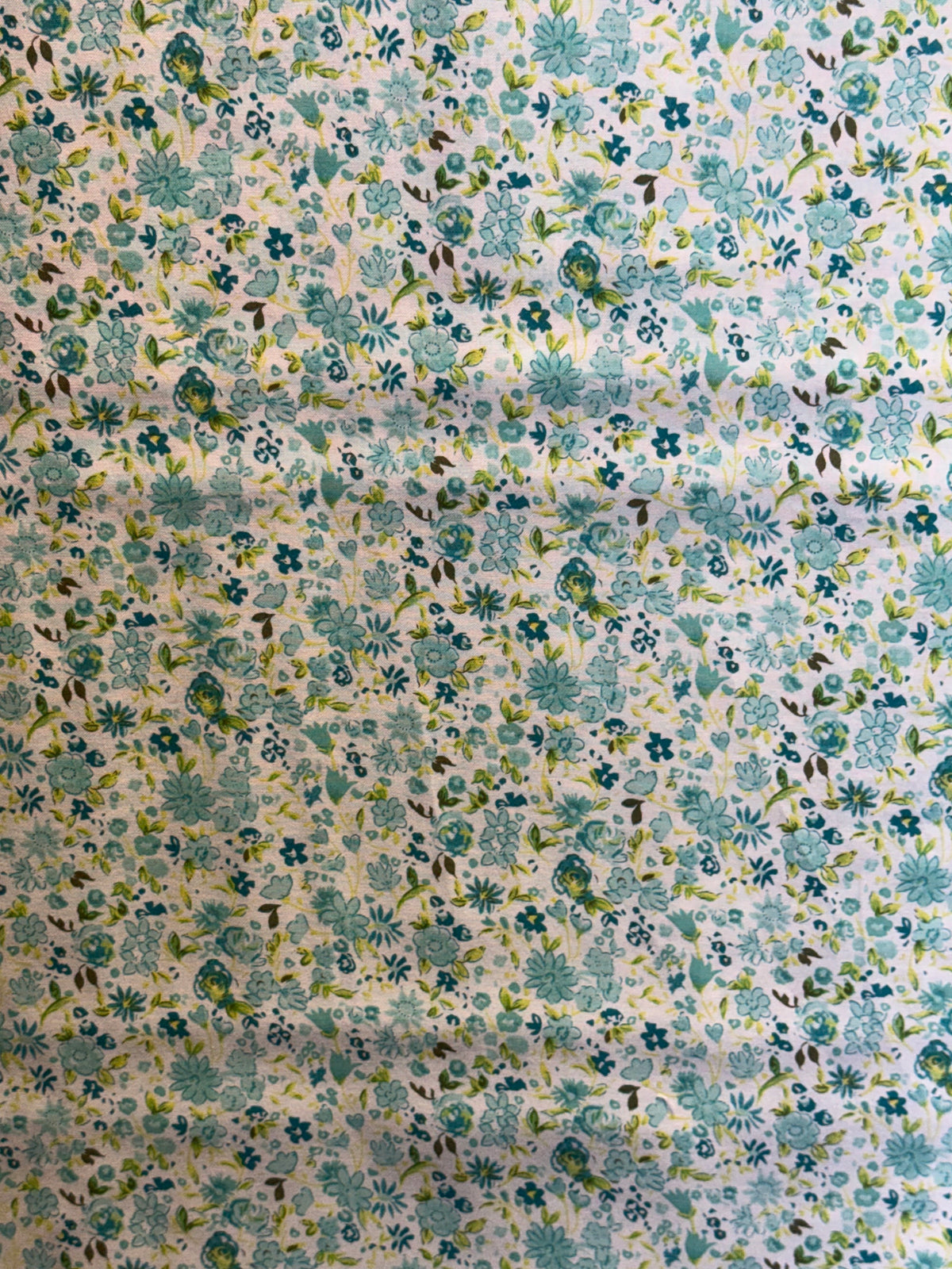 Cotton Craft | Teal Mini Floral £4.50pm