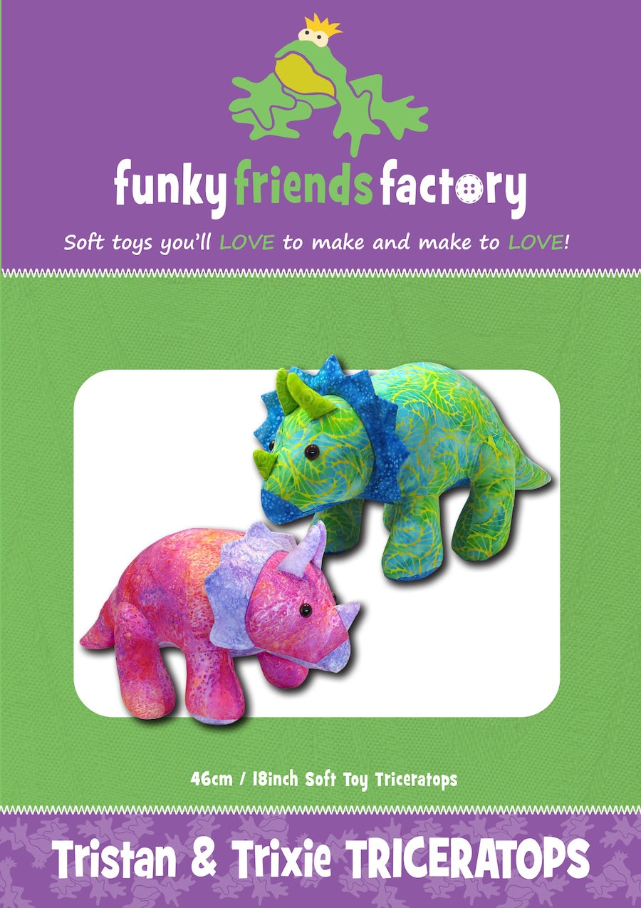 Funky Friends Factory | Tristan & Trixie Triceratops