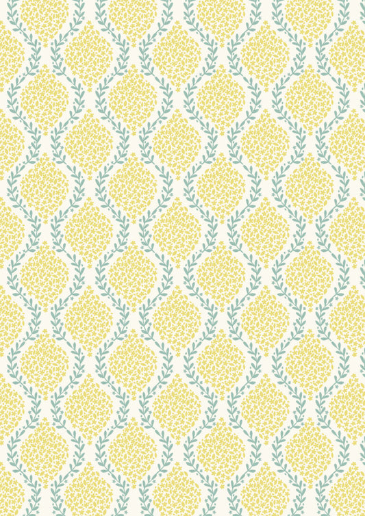 Lewis & Irene | Spring Hare Reloved | Yellow Floral Trellis £7pm
