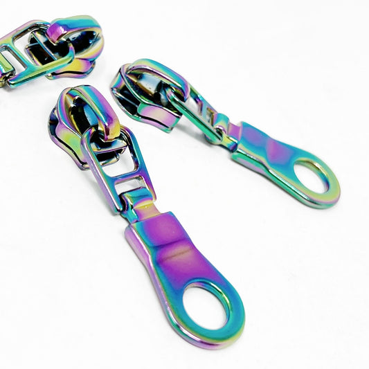 S7 No.5 Deluxe Donut Zip Slider in Rainbow. ZS7-100