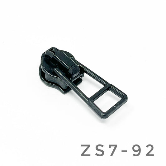 S7 No.5 Deluxe Window Zip Slider in Black. ZS7-92